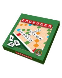 Настольная игра "Словодел", картонный (зеленый)