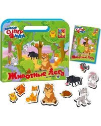Простые игры с магнитами "Животные леса"
