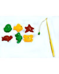 Игровой набор "Рыбалка", магнитная удочка, 4 фигурки