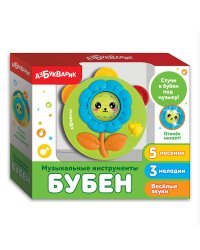 Музыкальная игрушка "Бубен", зеленый