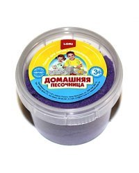 Песок для лепки "Домашняя песочница. Фиолетовый песок" (140 грамм)