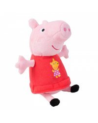 Мягкая озвученная игрушка "Свинка Пеппа. Пеппа с игрушкой", 20 см