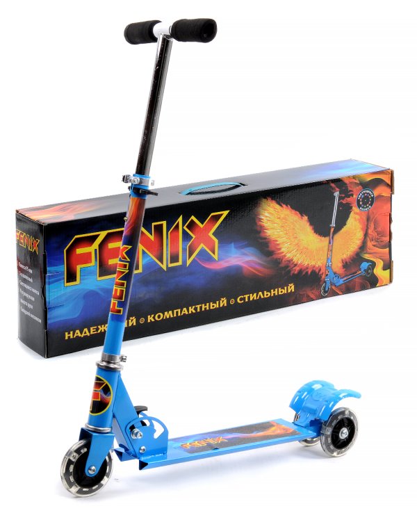 Самокат 3-х колесный складной "Fenix"