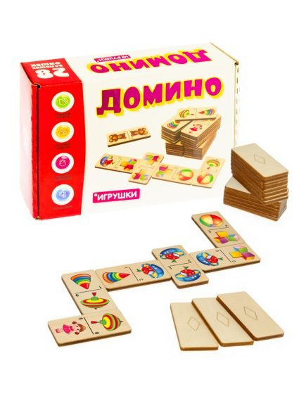 Домино большое "Игрушки"