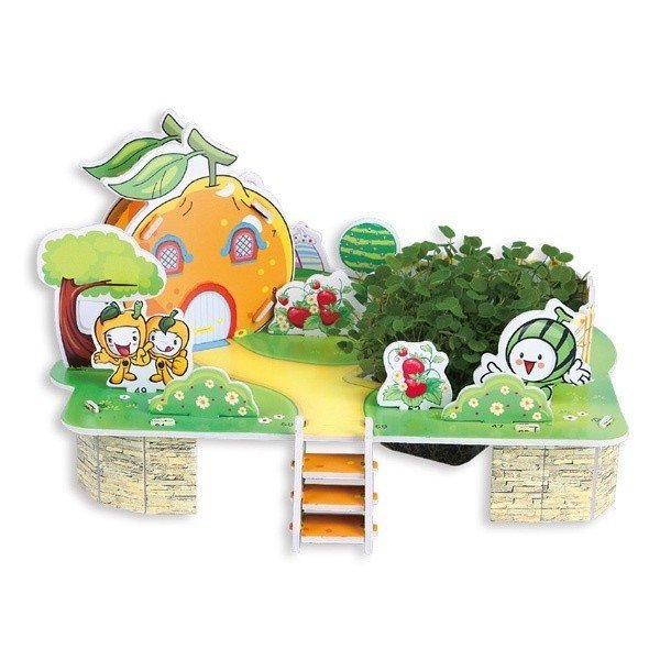 3D пазл из пенокартона "Домик из тыквы" (21 деталь)