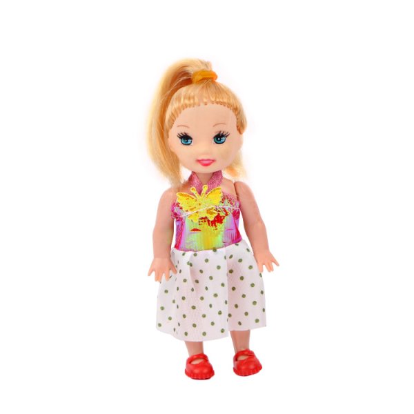 Обложка книги «Кукла DollyToy "Малышка принцесса", 9 см»