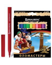 Фломастеры "Корсары", 12 цветов