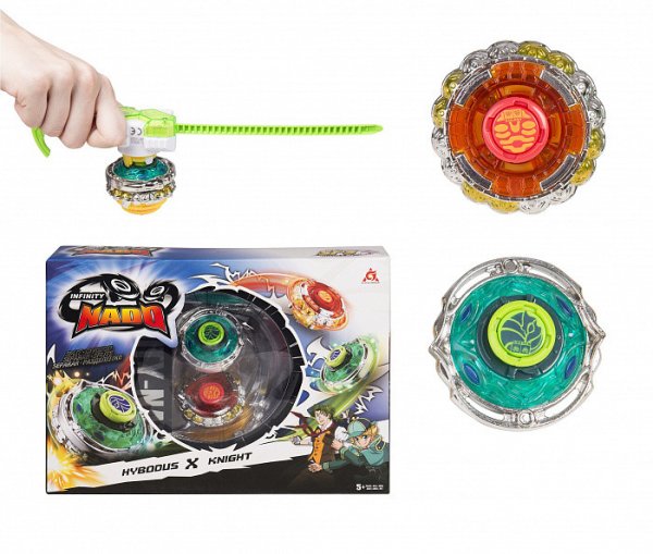 Волчки &quot;Инфинити Надо. Сплит. Hybodus &amp; Knight&quot;, 2 штуки