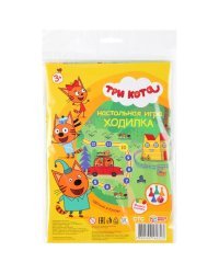Настольная игра-ходилка "Три кота" (малого формата)
