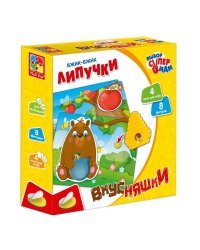 Развивающая игра с липучками "Вкусняшки"