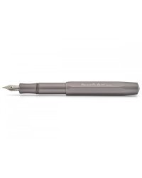 Ручка перьевая Kaweco "AL Sport", антрацитовая, синие чернила, BB 1,3 мм