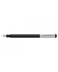 Ручка перьевая Kaweco "Elegance", чёрная, синие чернила, EF 0,5 мм