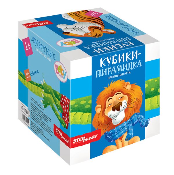 Кубики-пирамидка "Животные"