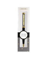 Именная шариковая ручка "Black and Gold. Супер-мама!"