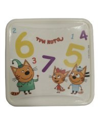 Ланч-бокс "Три кота. Обучайка", 450 мл