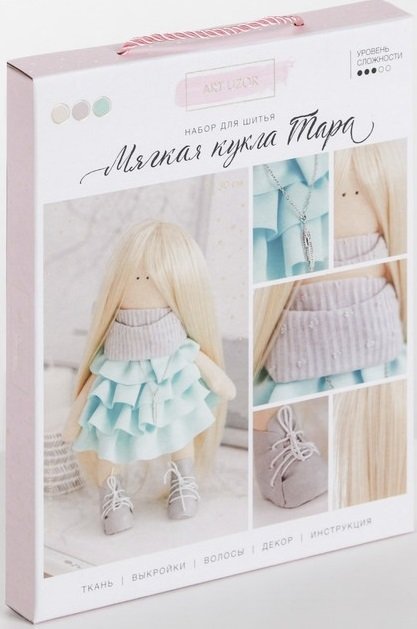 Набор для шитья "Интерьерная кукла. Тара", 18,9х22,5х2,5 см, арт. 3548666