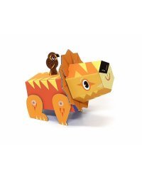 Игрушка из картона Krooom "Лев", модель Fold my Safari