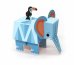 Игрушки из картона Krooom "Слон", модель Fold my Safari