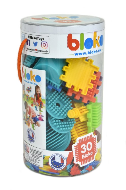Игольчатый конструктор "Bloko". 30 деталей в тубе