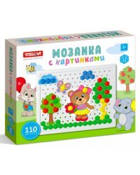 Мозаика с картинками, 110 деталей
