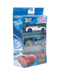 Набор машинок "Maxi Car", 1:64, 3 штуки