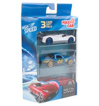 Набор машинок "Maxi Car", 1:64, 3 штуки