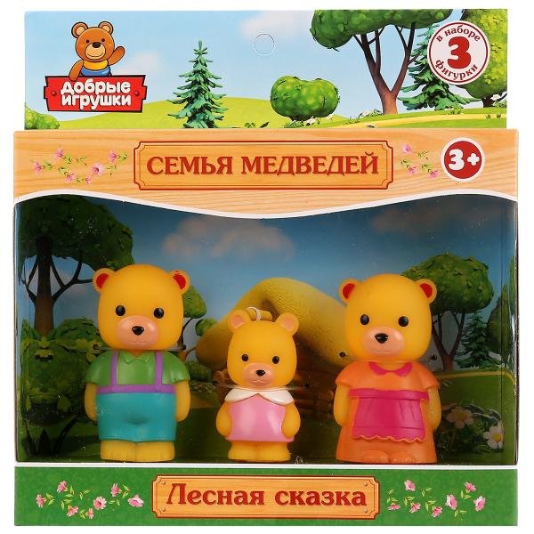 Обложка книги «Пластизолевые игрушки "Семья медведей"»
