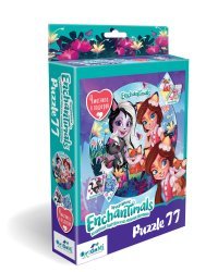 Пазл "Enchantimals. Подружки" + 4 магнита (77 элементов)