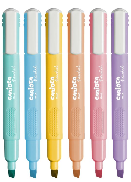 Текстовыделитель "Carioca Pastel", скошенный
