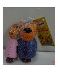 Игрушка для ванны "Три кота. Мама и папа"