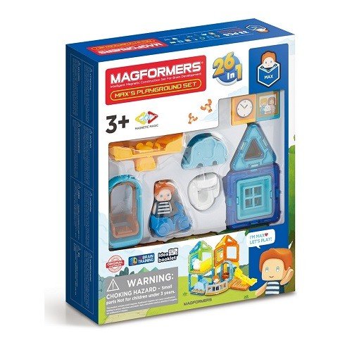 Магнитный конструктор "Max's Playground Set", 33 элемента