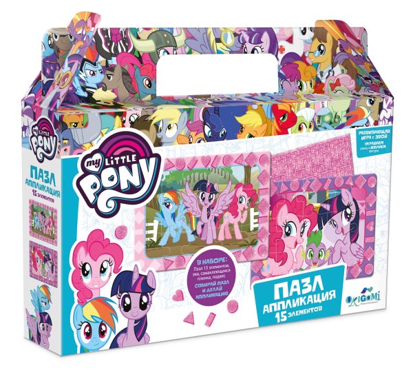 Пазл-аппликация "My Little Pony. Портреты", 15 элементов