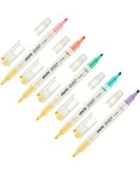 Текстовыделители "Bi-Pastel", 1-5 мм, 6 цветов