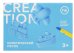 Кинетический песок Happy Baby "Creation" (средний набор), цвет: голубой