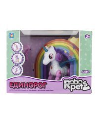Интерактивная игрушка "Робо-единорог", 26х19х12 см