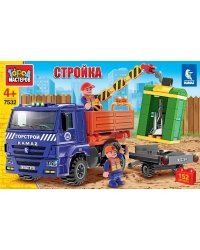 Конструктор "Камаз с манипулятором", 152 детали
