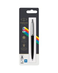 Ручка шариковая Parker "Jotter Black", синяя, 1,0 мм