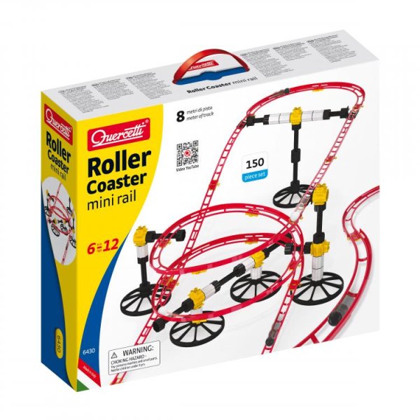 Конструктор Quercetti Roller Coaster (150 деталей)
