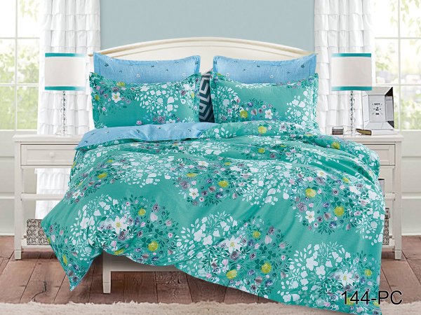 Комплект постельного белья Cleo "Pure cotton", семейный, поплин, арт. 41/144-PC