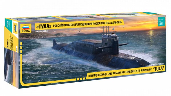 Российская атомная подводная лодка "Тула" проекта "Дельфин"