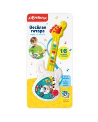 Игрушка "Веселая гитара", цвет: желтый