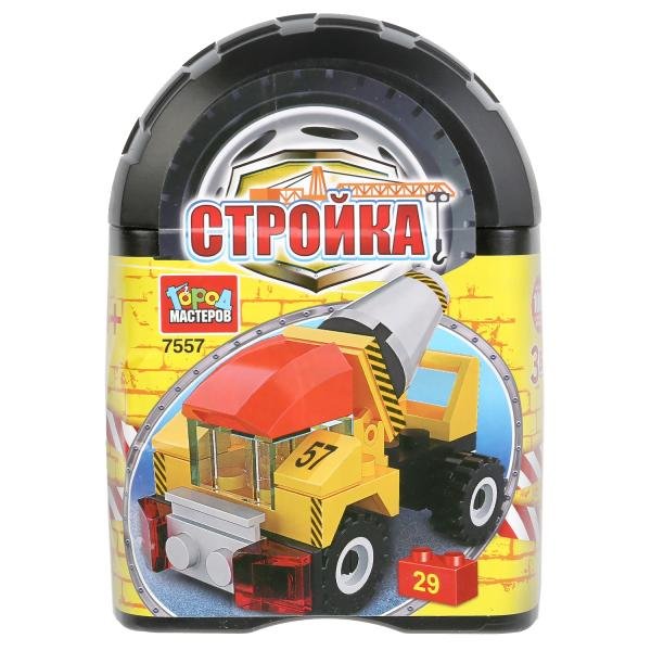 Конструктор "Бетономешалка", 29 деталей