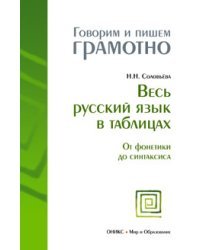 Весь русский язык в таблицах. От фонетики до синтаксиса