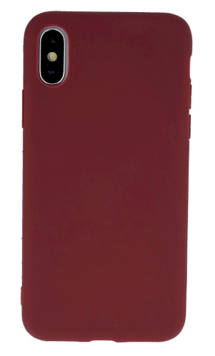 Fusion Soft Matte Back Case Силиконовый чехол для Apple iPhone 11 Темно Красный