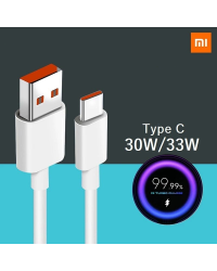 Кабель для передачи данных Xiaomi Turbo Charge 5A / 33W 1м белый (OEM)
