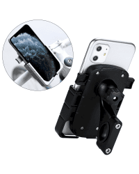 Adjustable phone bike mount holder for Rearview handlebar black
