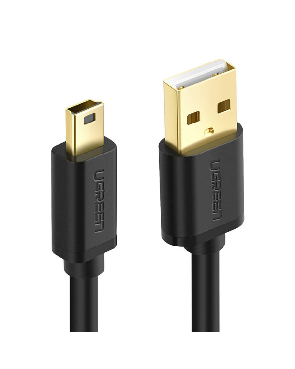 Cable USB 2.0 UGREEN 10355B, male, mini USB, 1m