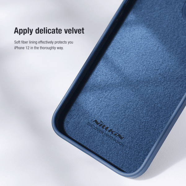 Обложка книги «Nillkin CamShield Silky Silicone Case for iPhone 12/12 Pro 6.1 Black»