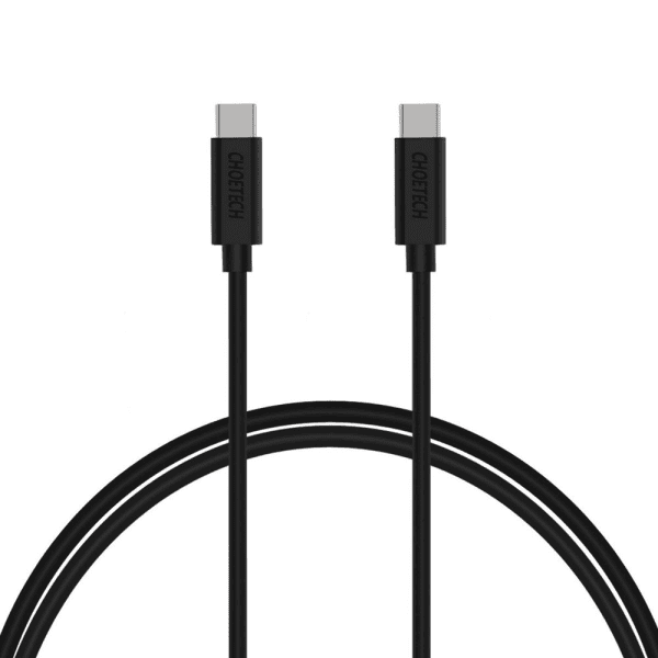Обложка книги «Choetech USB Type C - USB Type C charging data cable 3A 2m black (CC0003)»