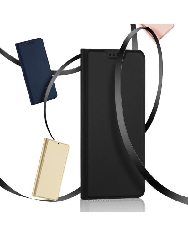 Dux Ducis Skin Pro Case for Xiaomi Poco C40 Flip Card Wallet Stand Gold